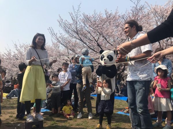 英語イベント お花見